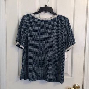 NWT Elle top with pearl like beads